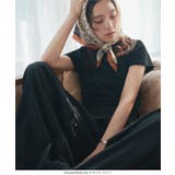 スカーフ×Tシャツ×タックパンツセット［E3531］ | KOBE LETTUCE | 詳細画像8 