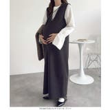 深Vネックロングワンピース 深Vネック ロングワンピース | KOBE LETTUCE | 詳細画像5 