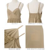 ビスチェ風キャミコクーンワンピース［E3567］ ビスチェ風 キャミワンピース | KOBE LETTUCE | 詳細画像18 