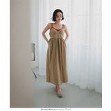 ビスチェ風キャミコクーンワンピース［E3567］ ビスチェ風 キャミワンピース | KOBE LETTUCE | 詳細画像3 