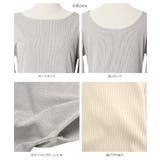 前後2wayボートネックリブワンピース［E3569］ リブワンピース 前後2wa… | KOBE LETTUCE | 詳細画像16 