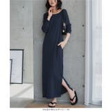 前後2wayボートネックリブワンピース［E3569］ リブワンピース 前後2wa… | KOBE LETTUCE | 詳細画像10 