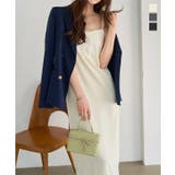 レーストリムキャミワンピース［E3572］ レース キャミワンピース | KOBE LETTUCE | 詳細画像1 