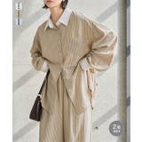 ストライプ柄シャツ×パンツセット［E3576］ | KOBE LETTUCE | 詳細画像1 