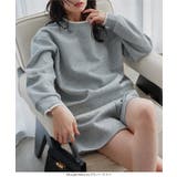 フェイクレイヤードトップス×ショーパンセット［E3578］ セットアップ 上下 | KOBE LETTUCE | 詳細画像4 