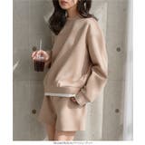 フェイクレイヤードトップス×ショーパンセット［E3578］ セットアップ 上下 | KOBE LETTUCE | 詳細画像7 