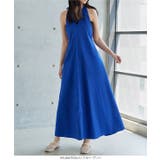 シワになりにくい 深Vネックコットンタッチワンピース［E3593］ シワになりに… | KOBE LETTUCE | 詳細画像8 