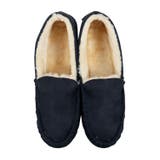 スエードネイビー | ファーローファー［H547］ | KOBE LETTUCE