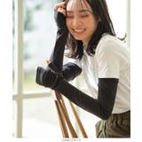 UVカット・花粉防止・吸水速乾指あきロングアームカバー | KOBE LETTUCE | 詳細画像2