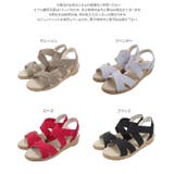 4cmウェッジソールクロスゴムジュートサンダル［I1596］ | KOBE LETTUCE | 詳細画像17 