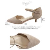 アンクルストラップ キトゥンヒールサイドカットデザインパンプス レディース | KOBE LETTUCE | 詳細画像13