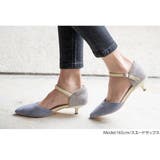 アンクルストラップ キトゥンヒールサイドカットデザインパンプス レディース | KOBE LETTUCE | 詳細画像7