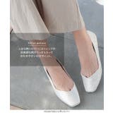 スクエアトゥフラットパンプス レディース 靴 | KOBE LETTUCE | 詳細画像5
