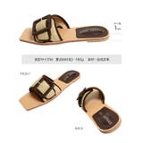 スクエアカットBIGバックルワンベルトサンダル [I2119] レディース | KOBE LETTUCE | 詳細画像14 