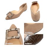 スクエアモチーフフラットパンプス [I2200] レディース | KOBE LETTUCE | 詳細画像17 