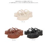 プラットフォームナローストリングサンダル レディース 靴 | KOBE LETTUCE | 詳細画像12