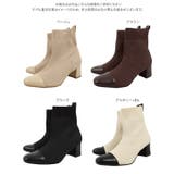 ソックス切り替えブーツ レディース シューズ | KOBE LETTUCE | 詳細画像11 