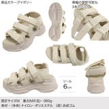 3ベルトスポーツサンダル 靴 シューズ | KOBE LETTUCE | 詳細画像3