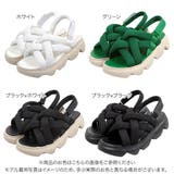 ソフトパデットクロススポサン レディース パフィサンダル | KOBE LETTUCE | 詳細画像2