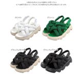 ソフトパデットクロススポサン レディース パフィサンダル | KOBE LETTUCE | 詳細画像11