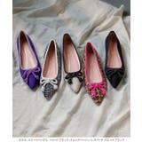 配色リボンポインテッドトゥバレエパンプス 秋 秋服 | KOBE LETTUCE | 詳細画像16