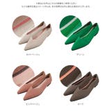 [ 洗えるパンプス ] ポインテッドトゥニットバレエパンプス［I2539］ | KOBE LETTUCE | 詳細画像18 