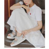 ビジューツーベルト厚底サンダル［I2609］ | KOBE LETTUCE | 詳細画像21 