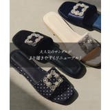 ビジューフラットサンダル［I2612］ | KOBE LETTUCE | 詳細画像2 