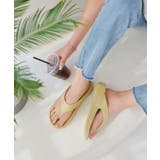 オリーブ | フリップフロップ厚底ビーチサンダル［I2629］ | KOBE LETTUCE