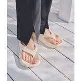 ホワイト | フリップフロップ厚底ビーチサンダル［I2629］ | KOBE LETTUCE