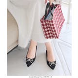 リボンビジューフラットパンプス［I2634］ | KOBE LETTUCE | 詳細画像7 