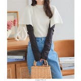 [ 超冷感 ] 紫外線99.9%カット接触冷感ロングアームカバー［J1141］ | KOBE LETTUCE | 詳細画像13 