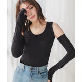 ブラック | [ 超冷感 ] 紫外線99.9%カット接触冷感ロングアームカバー［J1141］ | KOBE LETTUCE