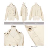 ボリュームスリーブショートトレンチコート［K1023］ | KOBE LETTUCE | 詳細画像13 