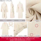 リネンブレンドガウンコート レディース アウター | KOBE LETTUCE | 詳細画像3