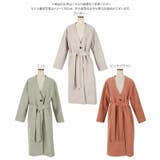 リボン付きロングコート［K1053］ | KOBE LETTUCE | 詳細画像12 