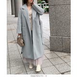 ブルー | ガウンコート［K1056］秋 冬 | KOBE LETTUCE