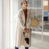 ボリュームスリーブノーカラーコート［K1065］ | KOBE LETTUCE | 詳細画像1 