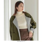 リバーシブルノーカラーコート［K1078］ | KOBE LETTUCE | 詳細画像6 