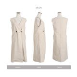 リネンロングジレジャンスカワンピース [K1136] レディース | KOBE LETTUCE | 詳細画像17 