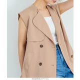 トレンチ風ベスト [K1150] レディース | KOBE LETTUCE | 詳細画像6 