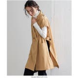 トレンチ風ロングジレベスト 秋 秋服 | KOBE LETTUCE | 詳細画像6