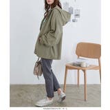 カーキ | ボリュームスリーブビッグシルエットマウンテンパーカー | KOBE LETTUCE