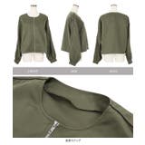 ボリュームスリーブノーカラーブルゾン［K1219］ | KOBE LETTUCE | 詳細画像13 