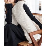 選べる2タイプ フェイクファーロングベスト［K1229］ | KOBE LETTUCE | 詳細画像1 