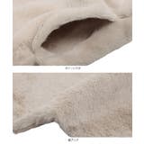 フェイクファーノーカラーコート［K1233］ | KOBE LETTUCE | 詳細画像12 