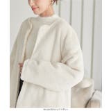 フェイクファーノーカラーコート［K1233］ | KOBE LETTUCE | 詳細画像4 