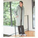 [ M L XL ] 2wayフード付きストレッチロングコート［K1239］ | KOBE LETTUCE | 詳細画像20 