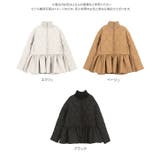 ペプラムキルティング中綿ブルゾンコート［K1251］ | KOBE LETTUCE | 詳細画像10 