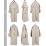 ケープ取り外し2wayスタンドカラーロングコート［K1258］冬 | KOBE LETTUCE | 詳細画像14 